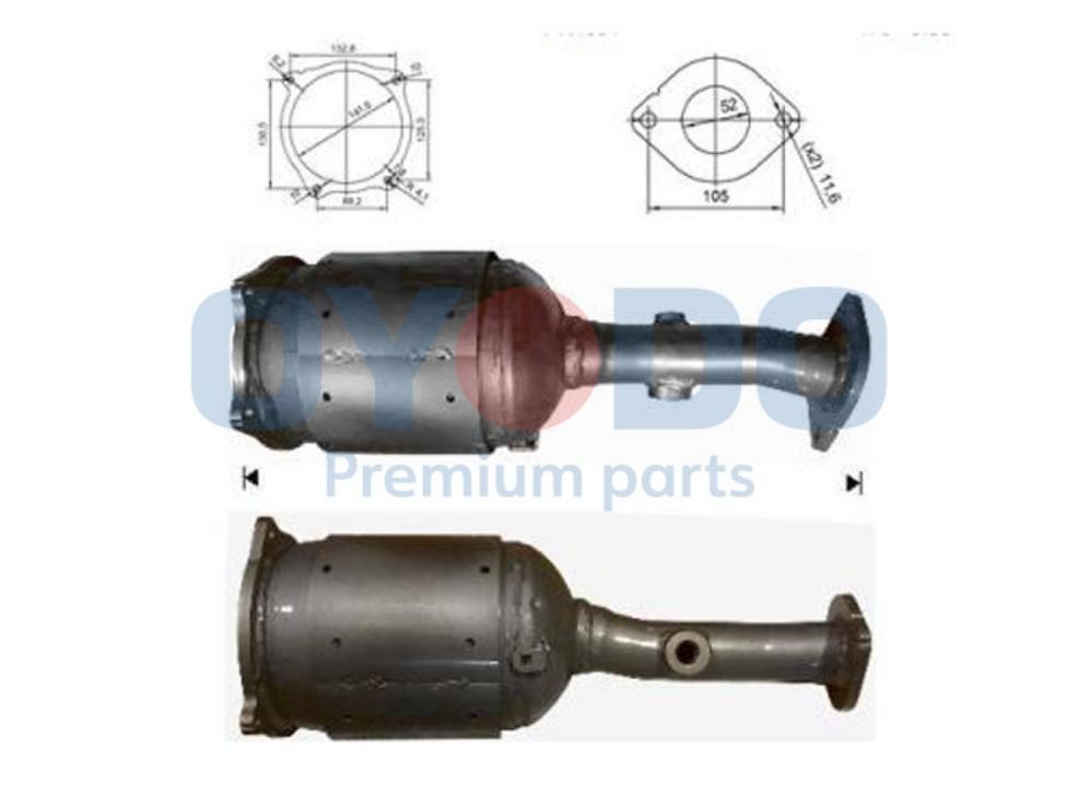 Nissan Diesel particulate filter Oyodo 20N0093-OYO at a good price