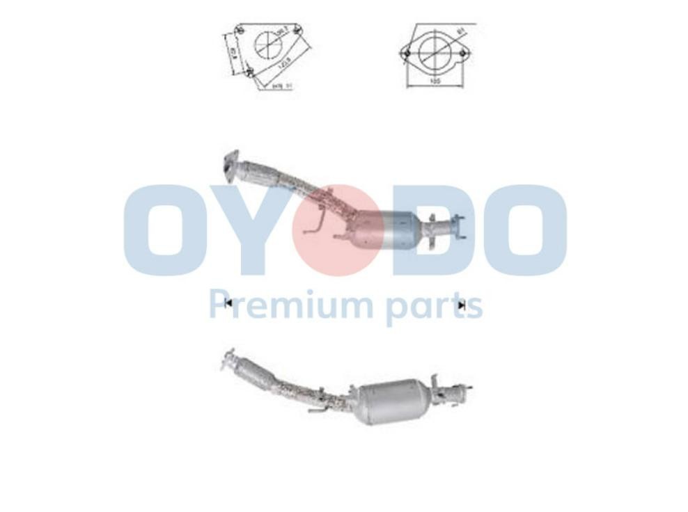 Oyodo 20N0101-OYO Diesel particulate filter 20010JD71B