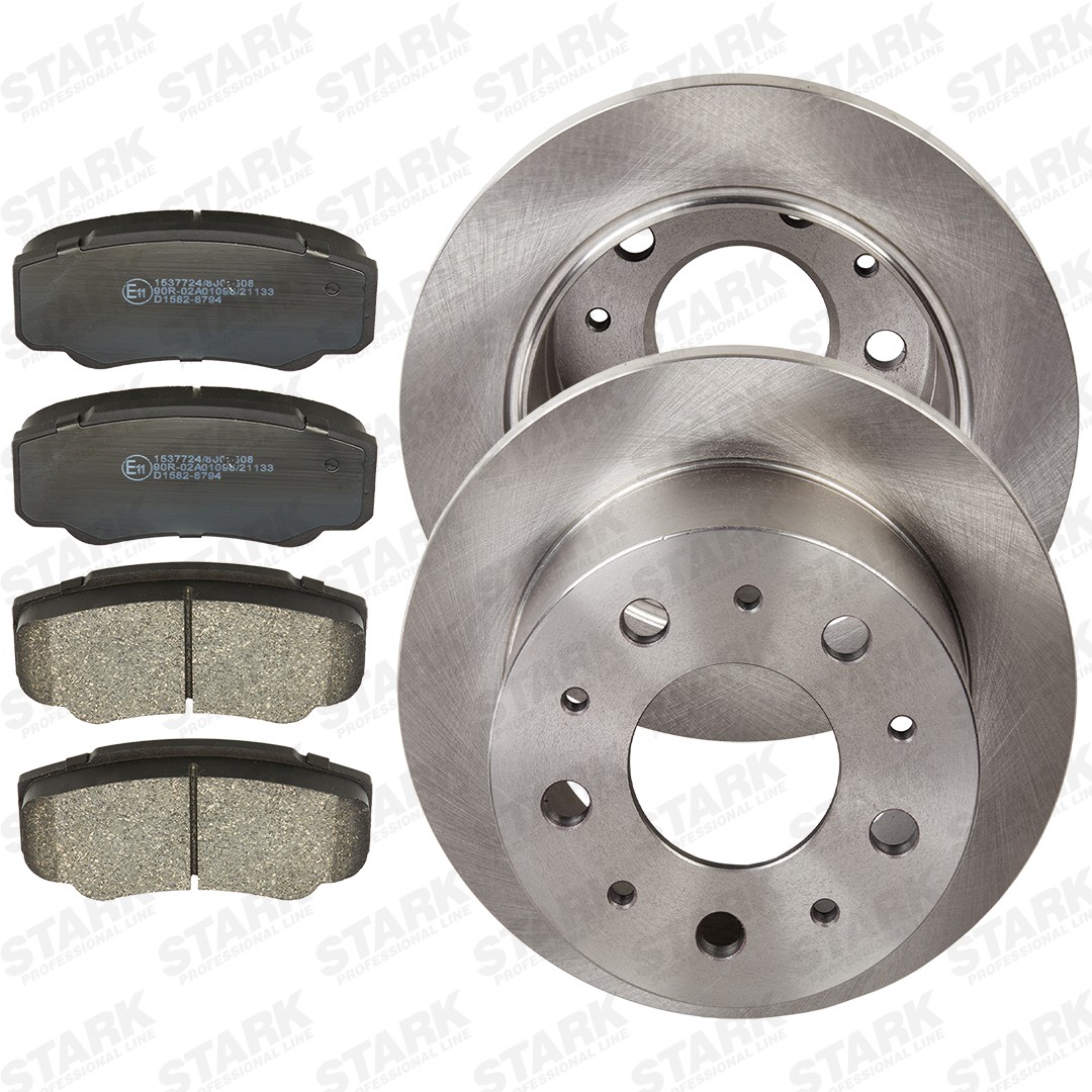 Fiat DUCATO Brake discs and pads set STARK SKBK-10991815 cheap