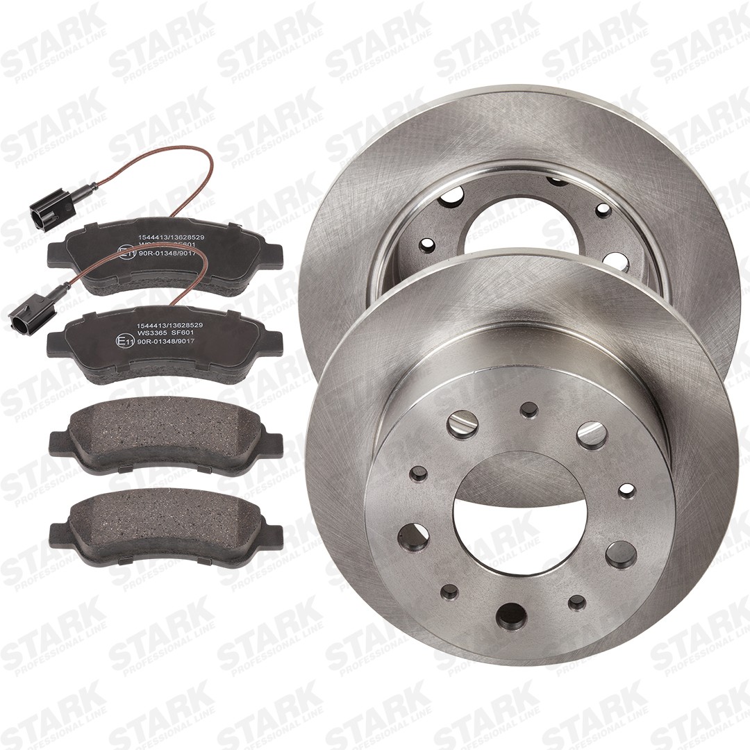 Fiat DUCATO Brake discs and pads set STARK SKBK-10991821 cheap