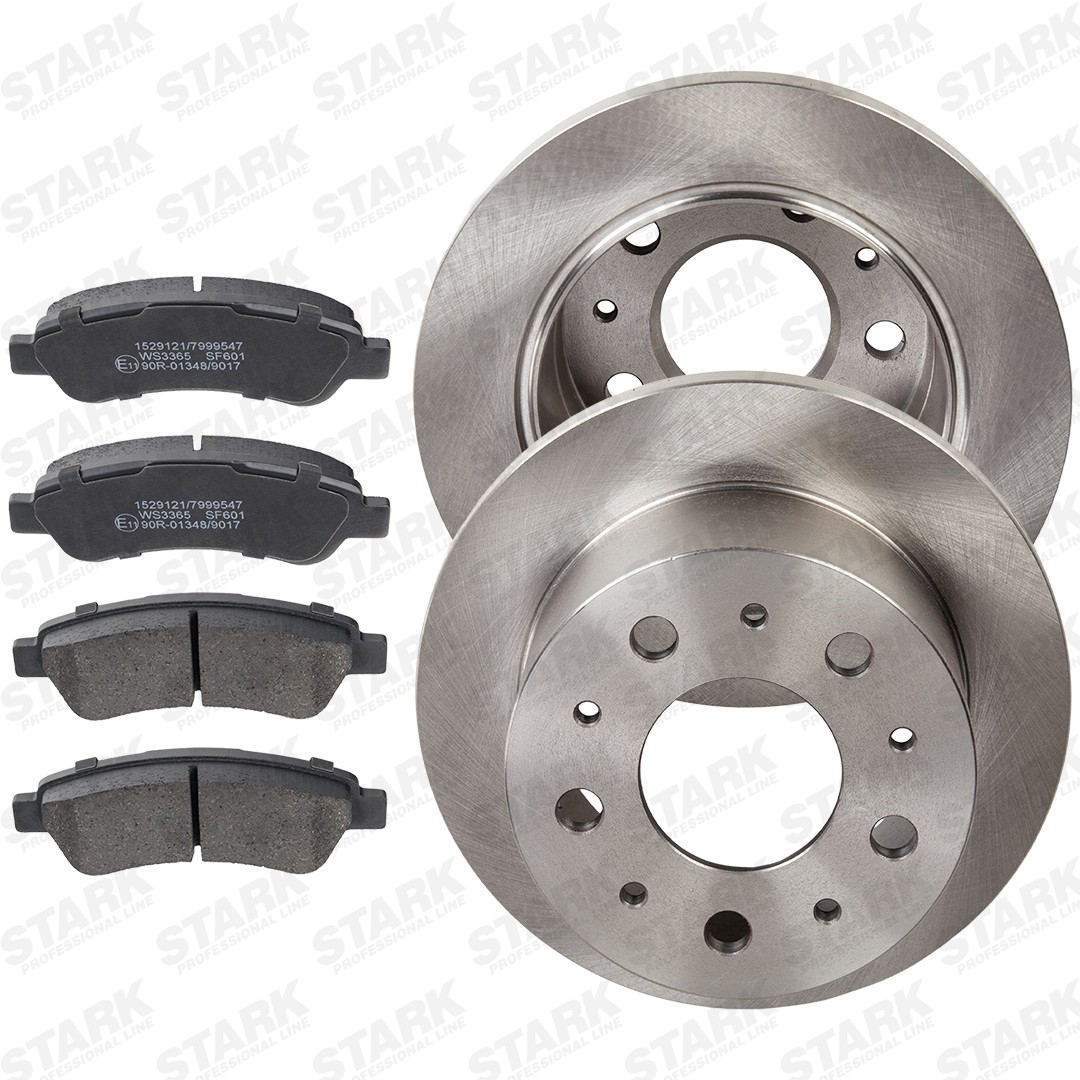 Fiat DUCATO Brake discs and pads set STARK SKBK-10991823 cheap