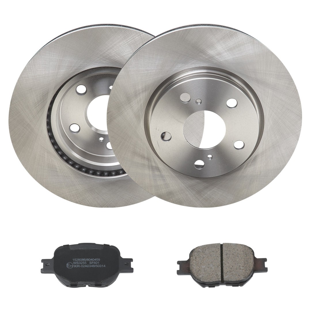 Great value for money - RIDEX Brake discs and pads set 3405B2006