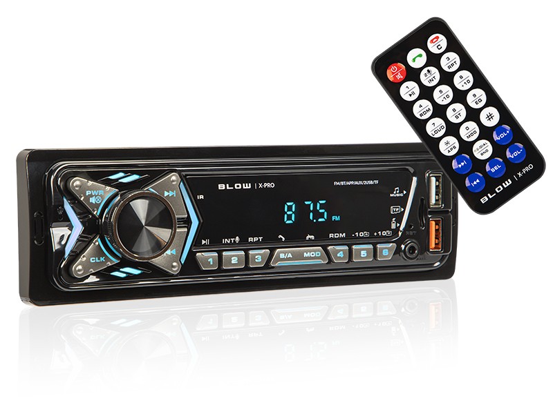 Ostaa 78-356# BLOW BLOW X-PRO LCD, 12V, MP3, Asennustyökaluilla, kauko-ohjaimella Teho: 4x25W Autosoitin 78-356# edullisesti