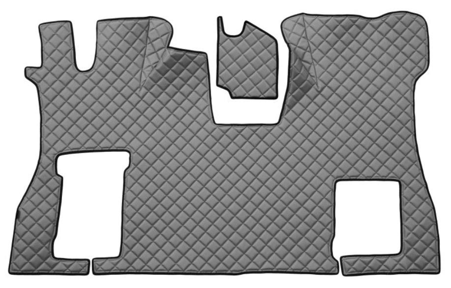 Floor mat F-CORE Leatherette, grey - FL45 GRAY