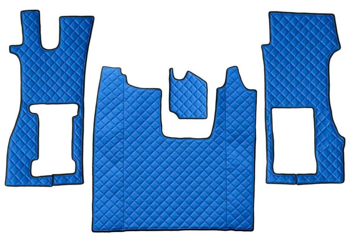 FL37 BLUE F-CORE Floor mats OPEL Leatherette, Quantity: 3, blue