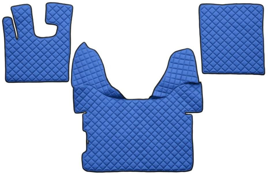 F-CORE Eco-Leather Q Leatherette, Quantity: 3, blue Car mats FL09 BLUE buy