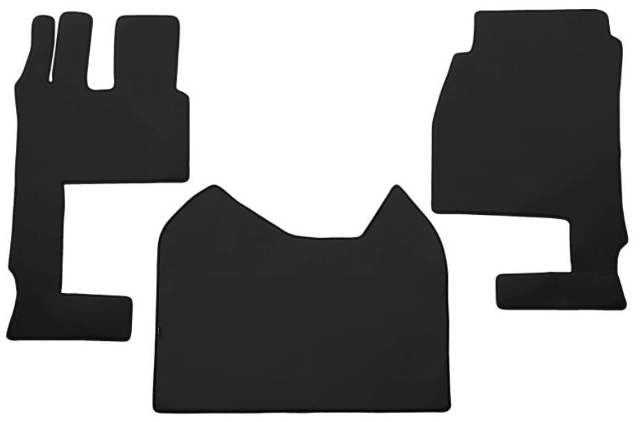 F-CORE Eco-Leather S Leatherette, Quantity: 3, black Car mats SM04 BLACK buy