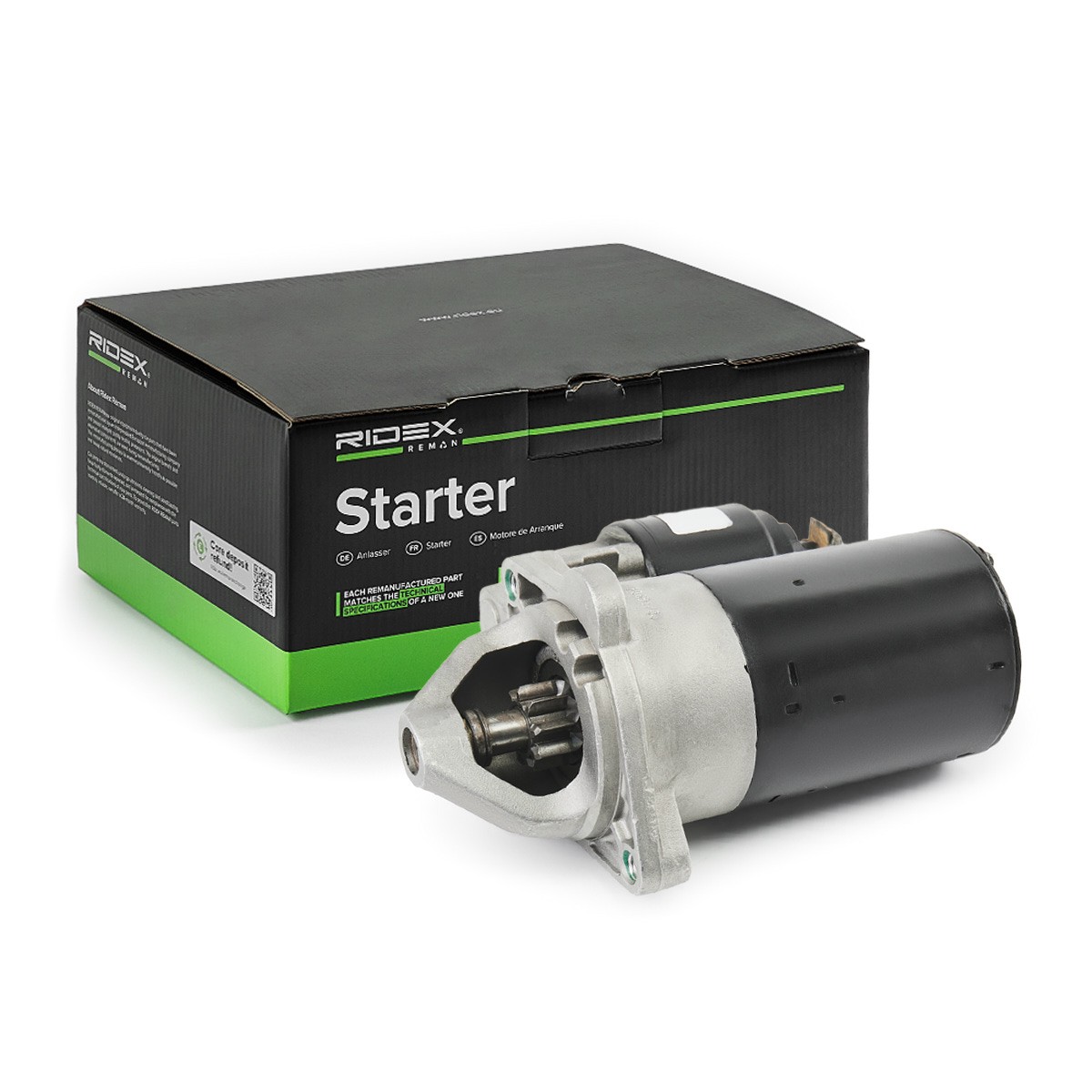 RIDEX REMAN 2S0179R Starter motor 005-151-38-01