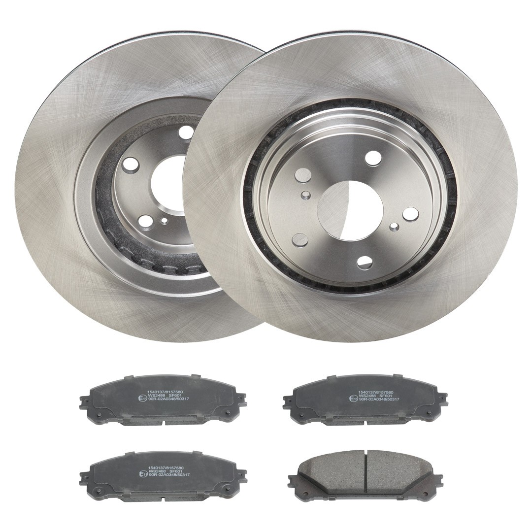 Great value for money - RIDEX Brake discs and pads set 3405B2067