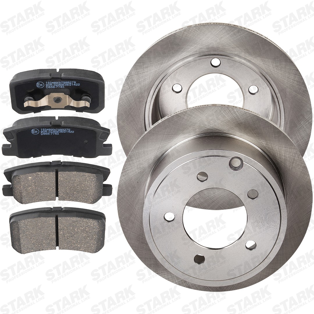 Jeep Brake discs and pads set STARK SKBK-10992163 at a good price