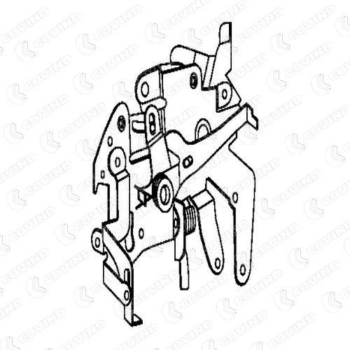 COVIND Lock mechanism 209/195 suitable for MERCEDES-BENZ Sprinter 5-T Platform/Chassis (W905)