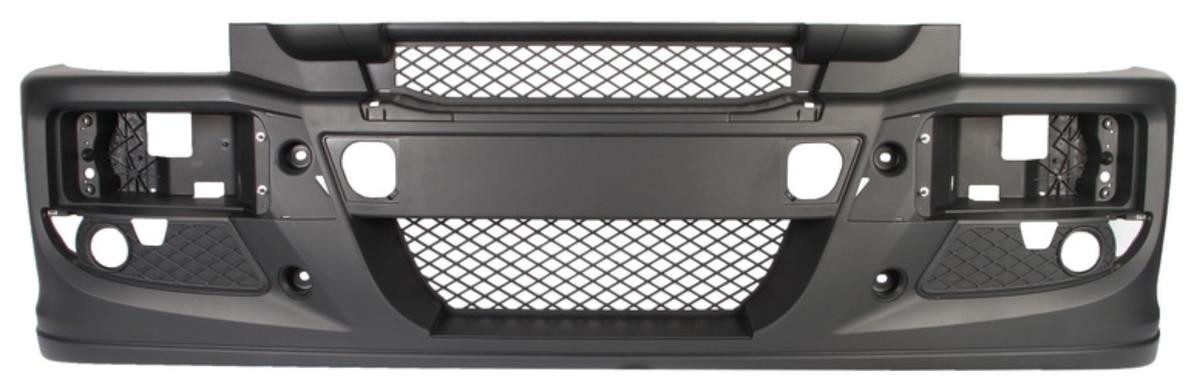COVIND 135/ 96 Bumper Front, for vehicles with front fog light, for vehicles with headlamp cleaning system, black, with arrangement for front fog light