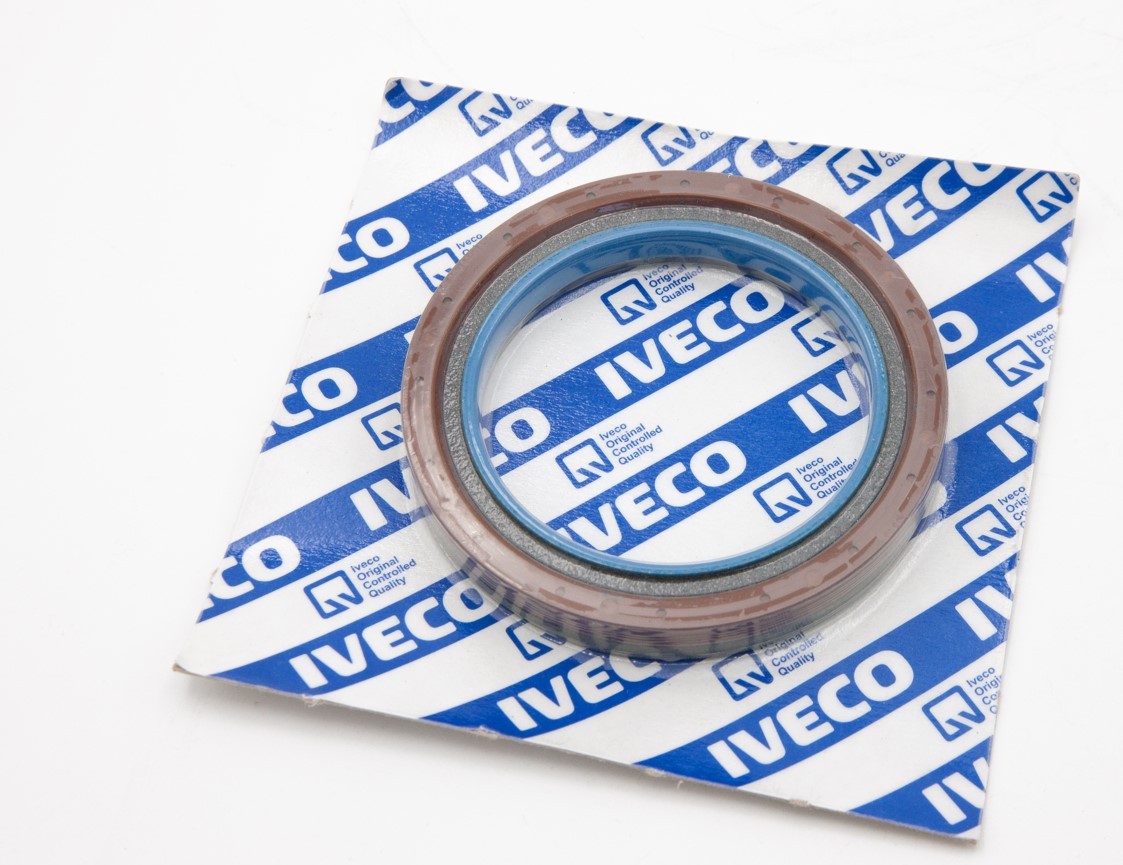 Crankshaft seal IVECO FPM (fluoride rubber) - 504078511