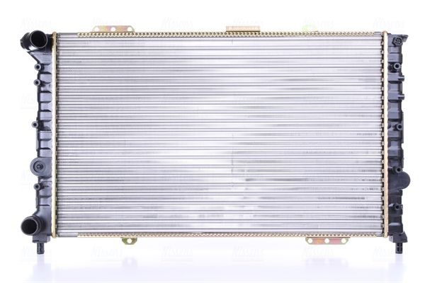 NISSENS 60053 Engine radiator Aluminium, 656 x 415 x 23 mm, without gasket/seal, without expansion tank, without frame, Mechanically jointed cooling fins