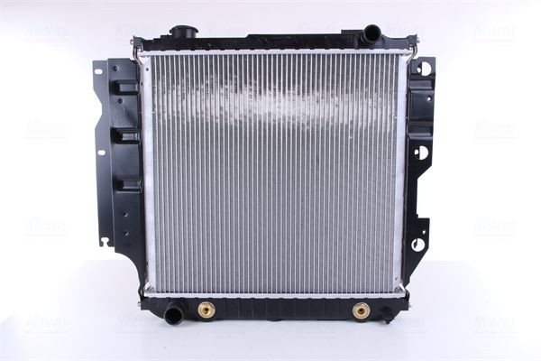 NISSENS 60993 Engine radiator Aluminium, 460 x 470 x 32 mm, without gasket/seal, without expansion tank, without frame, Brazed cooling fins