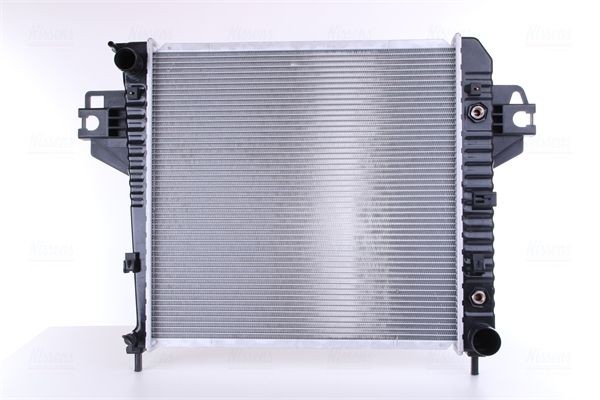 NISSENS 61017 Engine radiator Aluminium, 488 x 510 x 26 mm, Brazed cooling fins