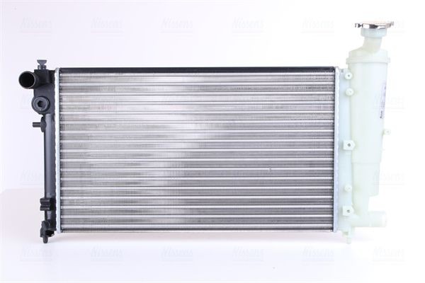 NISSENS 61276 Engine radiator Aluminium, 532 x 322 x 23 mm, with gaskets/seals, without expansion tank, without frame, Mechanically jointed cooling fins