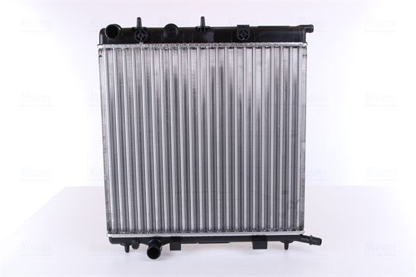 NISSENS 61284 Engine radiator Aluminium, 380 x 415 x 23 mm, without gasket/seal, without expansion tank, without frame, Mechanically jointed cooling fins