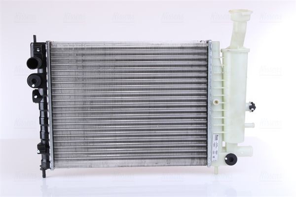 NISSENS 61354 Engine radiator Aluminium, 390 x 322 x 22 mm, without gasket/seal, with expansion tank, without frame, Mechanically jointed cooling fins