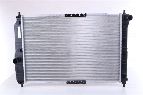 NISSENS 61645 Engine radiator Aluminium, 600 x 415 x 16 mm, without gasket/seal, without expansion tank, without frame, Brazed cooling fins