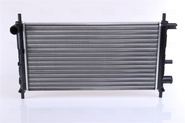 NISSENS 62082A Engine radiator Aluminium, 530 x 285 x 34 mm, without gasket/seal, without expansion tank, without frame, Mechanically jointed cooling fins