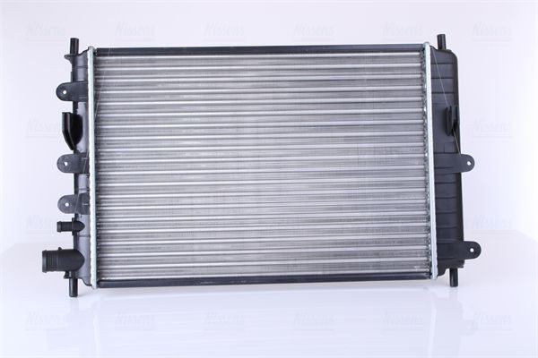 NISSENS 62217A Engine radiator Aluminium, 525 x 378 x 34 mm, with gaskets/seals, without expansion tank, without frame, Mechanically jointed cooling fins