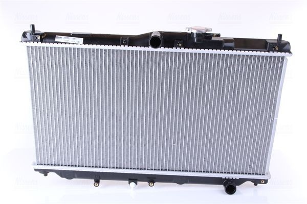 NISSENS 62279A Engine radiator Aluminium, 350 x 658 x 26 mm, without gasket/seal, without expansion tank, without frame, Brazed cooling fins