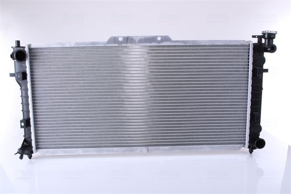 NISSENS 62392A Engine radiator Aluminium, 690 x 328 x 26 mm, without gasket/seal, without expansion tank, without frame, Brazed cooling fins