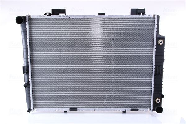 NISSENS 62608A Engine radiator Aluminium, 640 x 489 x 32 mm, with oil cooler, Brazed cooling fins