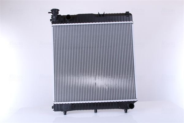 NISSENS 62635 Engine radiator Aluminium, 472 x 499 x 40 mm, without frame, Brazed cooling fins