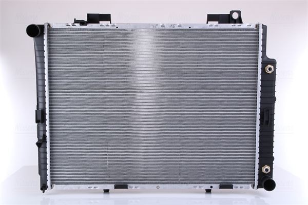 NISSENS 62665A Engine radiator Aluminium, 640 x 489 x 32 mm, with oil cooler, Brazed cooling fins