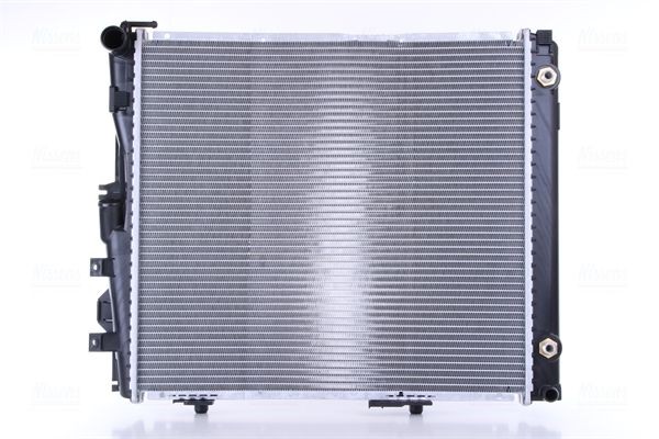NISSENS 62683A Engine radiator Aluminium, 532 x 488 x 40 mm, with oil cooler, Brazed cooling fins