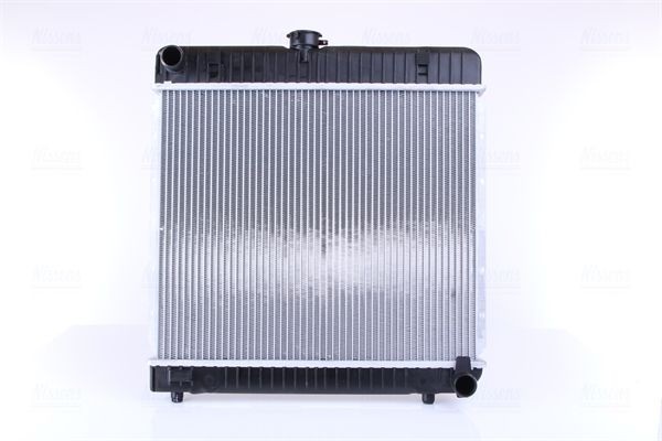 NISSENS 62710 Engine radiator Aluminium, 415 x 488 x 32 mm, without gasket/seal, without expansion tank, without frame, Brazed cooling fins