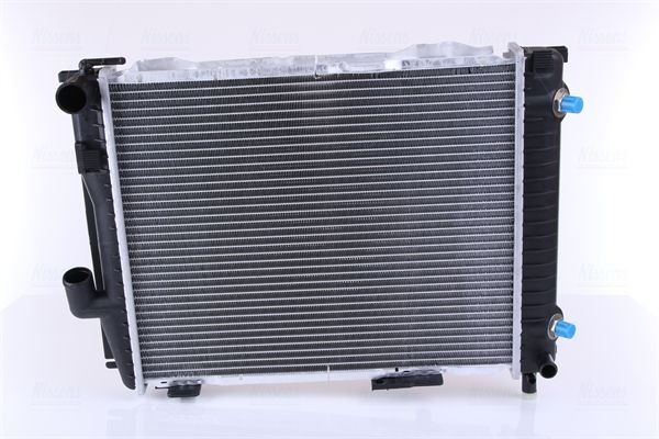 NISSENS 62711 Engine radiator Aluminium, 450 x 368 x 40 mm, with oil cooler, with gaskets/seals, without expansion tank, without frame, Brazed cooling fins