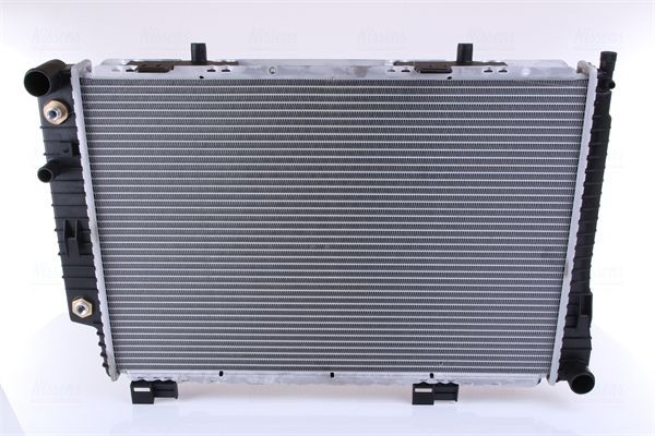 NISSENS 62749A Engine radiator Aluminium, 617 x 419 x 40 mm, with oil cooler, Brazed cooling fins
