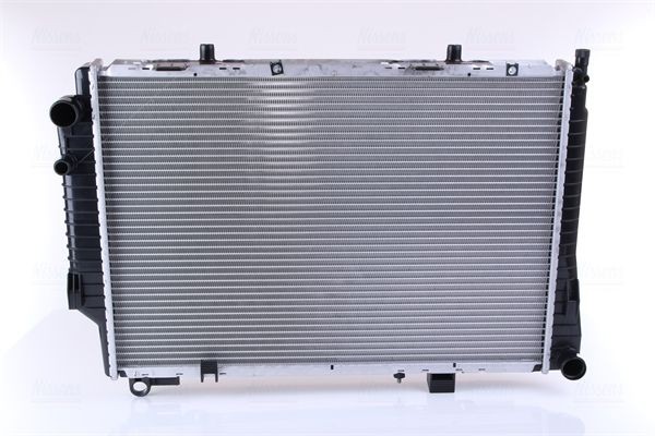 NISSENS 62765 Engine radiator Aluminium, 614 x 418 x 32 mm, with oil cooler, with gaskets/seals, without expansion tank, without frame, Brazed cooling fins