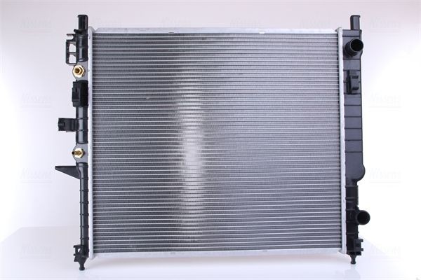 NISSENS 62787A Engine radiator Aluminium, 610 x 549 x 40 mm, with oil cooler, Brazed cooling fins