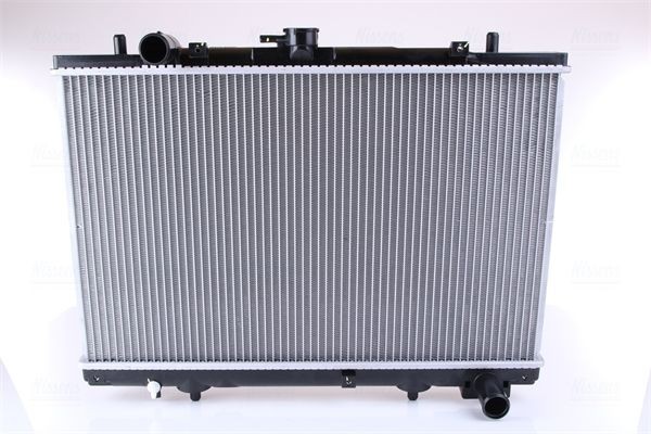 NISSENS 62809 Engine radiator Aluminium, 375 x 598 x 32 mm, without gasket/seal, without expansion tank, without frame, Brazed cooling fins