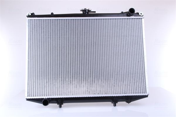 NISSENS 62988 Engine radiator Aluminium, 430 x 648 x 22 mm, with gaskets/seals, without expansion tank, without frame, Brazed cooling fins