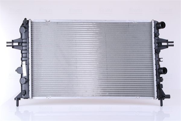 NISSENS 63095A Engine radiator Aluminium, 600 x 368 x 26 mm, with gaskets/seals, without expansion tank, without frame, Brazed cooling fins