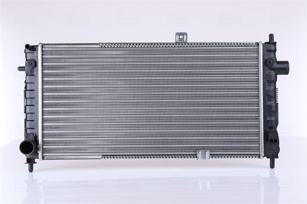 NISSENS 63241 Engine radiator Aluminium, 530 x 285 x 34 mm, without gasket/seal, without expansion tank, without frame, Mechanically jointed cooling fins