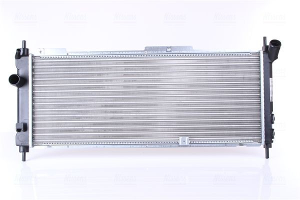 NISSENS 63254A Engine radiator Aluminium, 680 x 270 x 23 mm, with gaskets/seals, without expansion tank, without frame, Mechanically jointed cooling fins