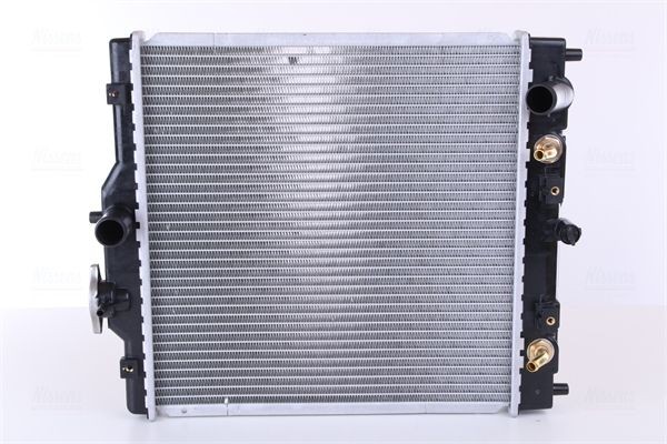 NISSENS 633081 Engine radiator Aluminium, 350 x 349 x 16 mm, Brazed cooling fins