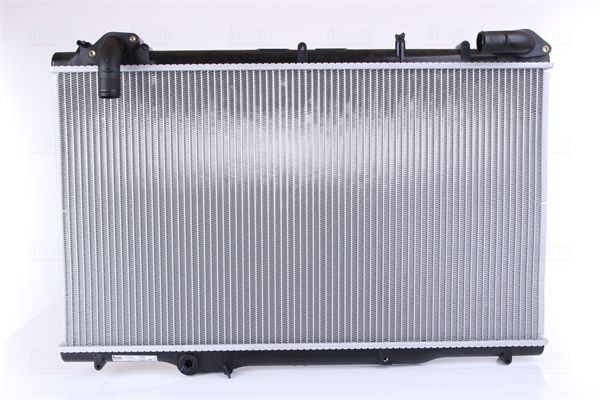 NISSENS 63791 Engine radiator Aluminium, 425 x 748 x 26 mm, without gasket/seal, without expansion tank, without frame, Brazed cooling fins