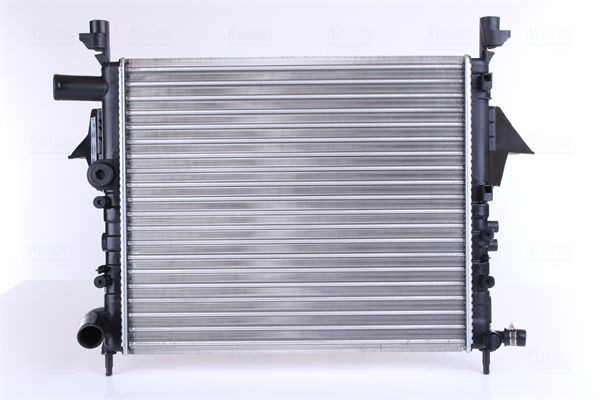 NISSENS 63856 Engine radiator Aluminium, 430 x 378 x 23 mm, without gasket/seal, without expansion tank, without frame, Mechanically jointed cooling fins