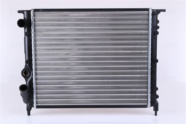 NISSENS 63924 Engine radiator Aluminium, 430 x 378 x 23 mm, with gaskets/seals, without expansion tank, without frame, Mechanically jointed cooling fins