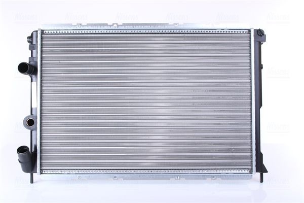 NISSENS 63938A Engine radiator Aluminium, 585 x 398 x 34 mm, with gaskets/seals, without expansion tank, without frame, Mechanically jointed cooling fins