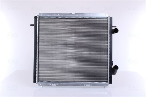 NISSENS 63947 Engine radiator Aluminium, 460 x 435 x 34 mm, with gaskets/seals, without expansion tank, without frame, Mechanically jointed cooling fins