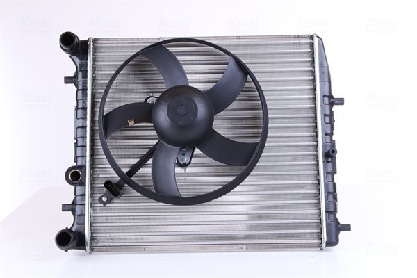 NISSENS 64103 Engine radiator Aluminium, 430 x 415 x 20 mm, Mechanically jointed cooling fins