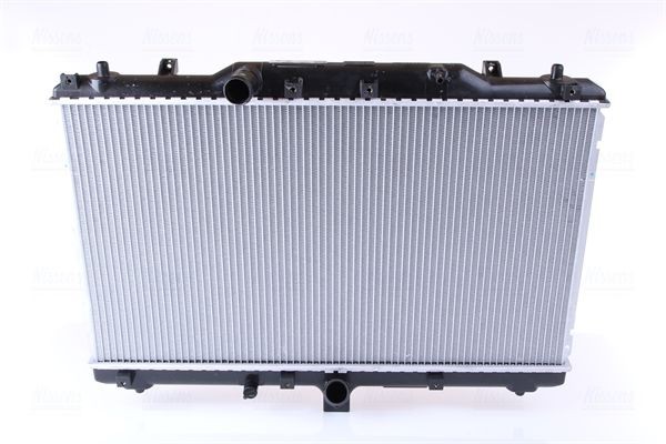 NISSENS 64198 Engine radiator Aluminium, 375 x 655 x 26 mm, without gasket/seal, without expansion tank, without frame, Brazed cooling fins